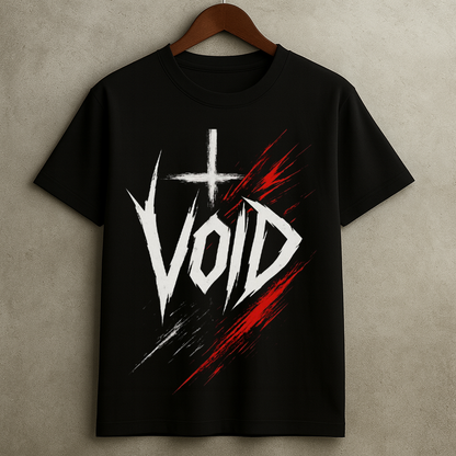 “Into the Void” Dark Streetwear Graphic Tee
