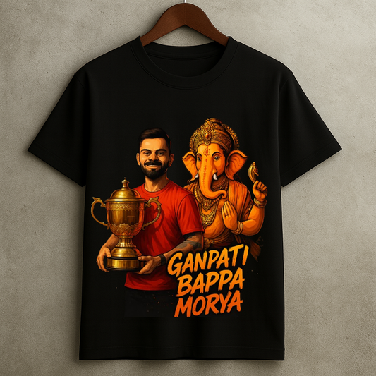 Virat Kohli With Ganesh ji