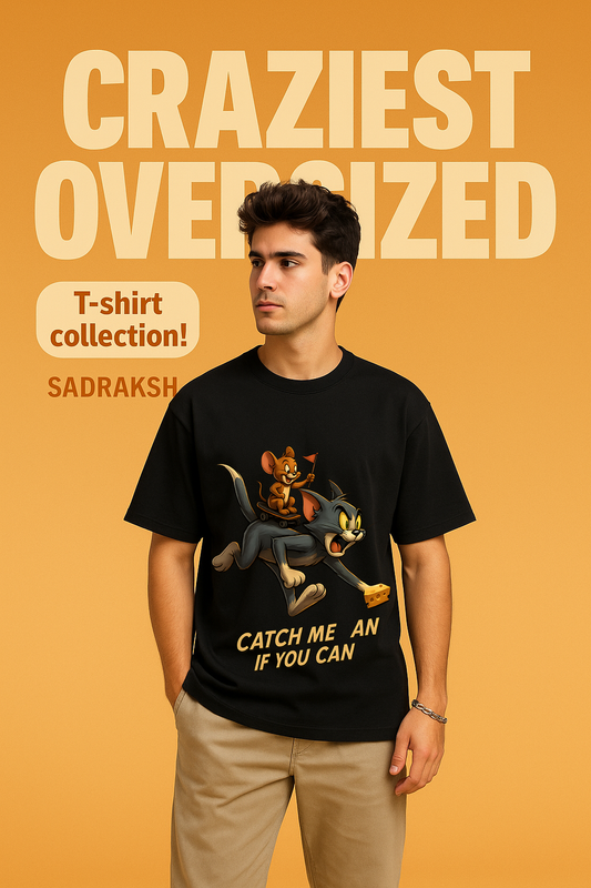 “Catch Me If You Can” Tom & Jerry Graphic Tee